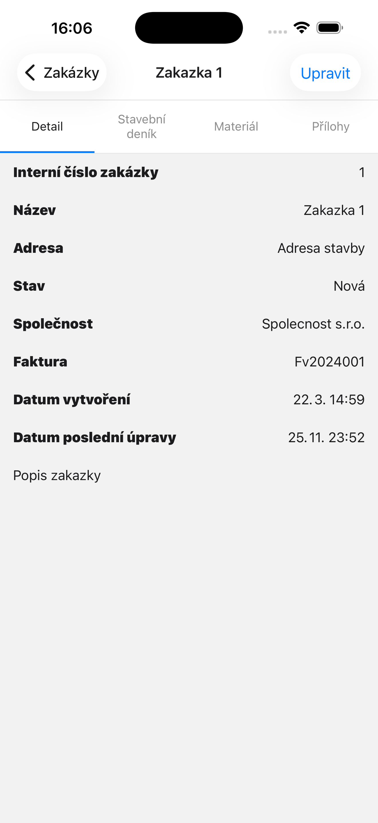 construct.io – seznam zakázek